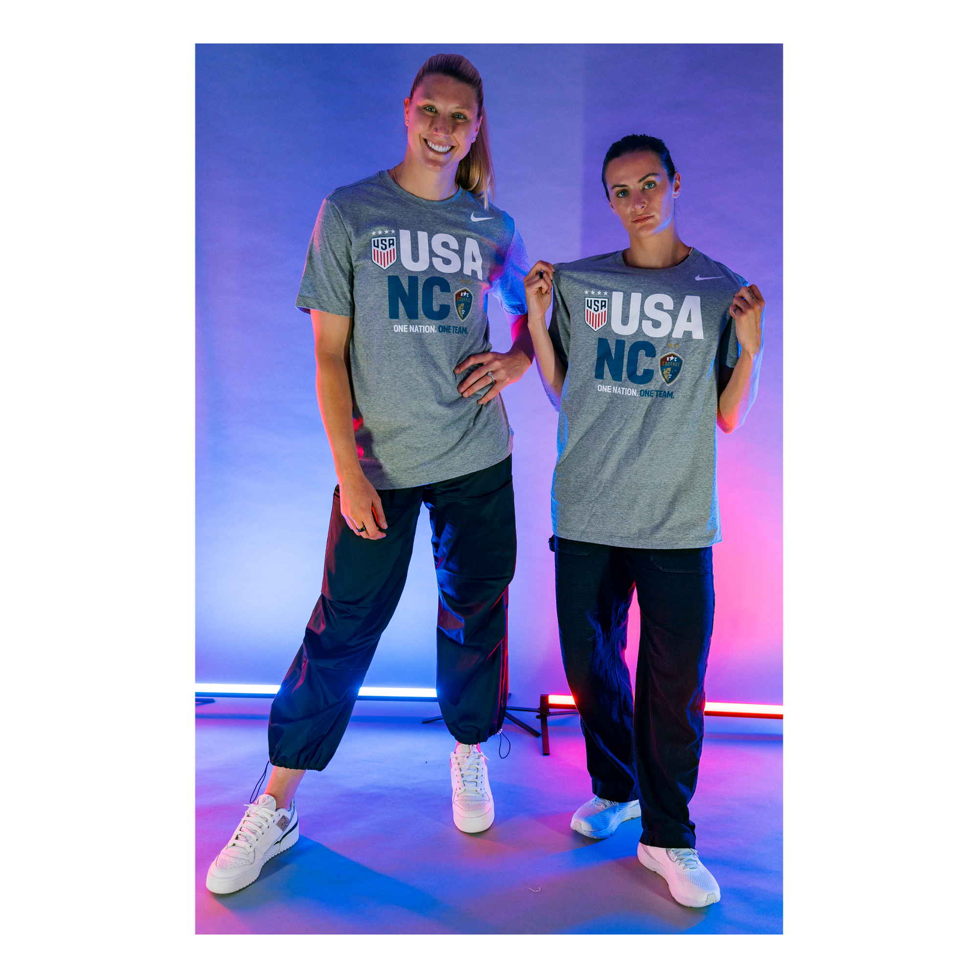 NC Courage x USWNT Co-Branded Tee