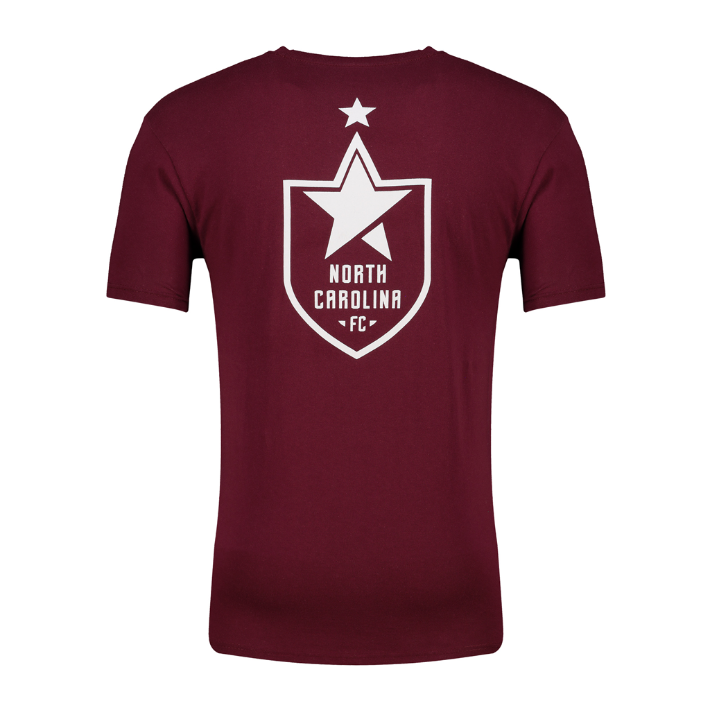 NCFC Charly Maroon SS Logo Tee
