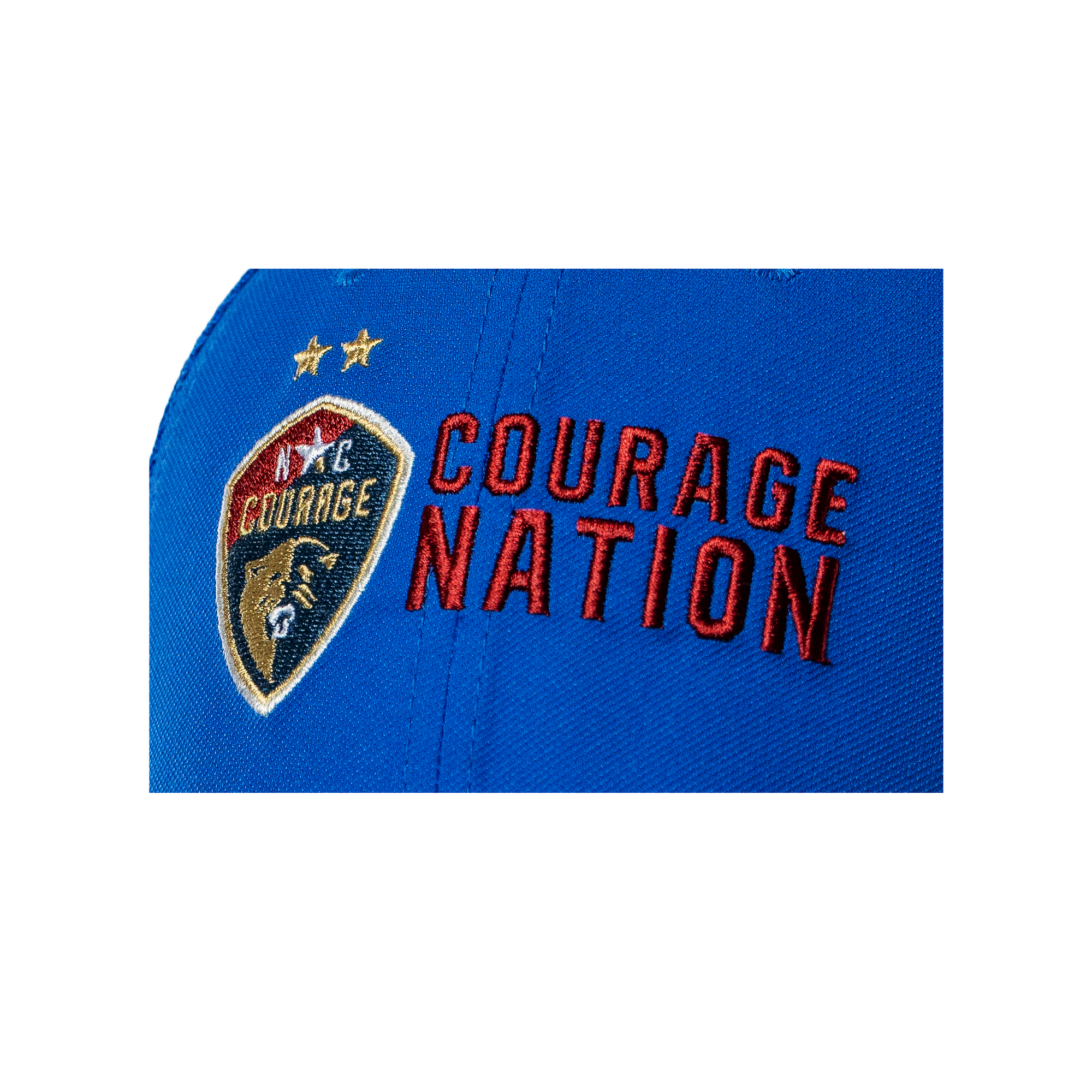 NC Courage Royal Mesh Swoosh Flex Hat