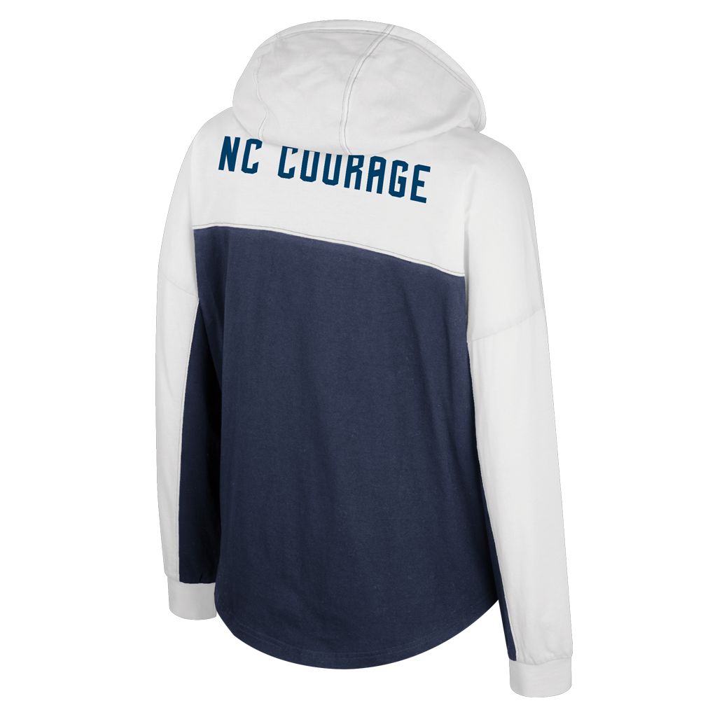 NC Courage Women's White Rally Hoodie
