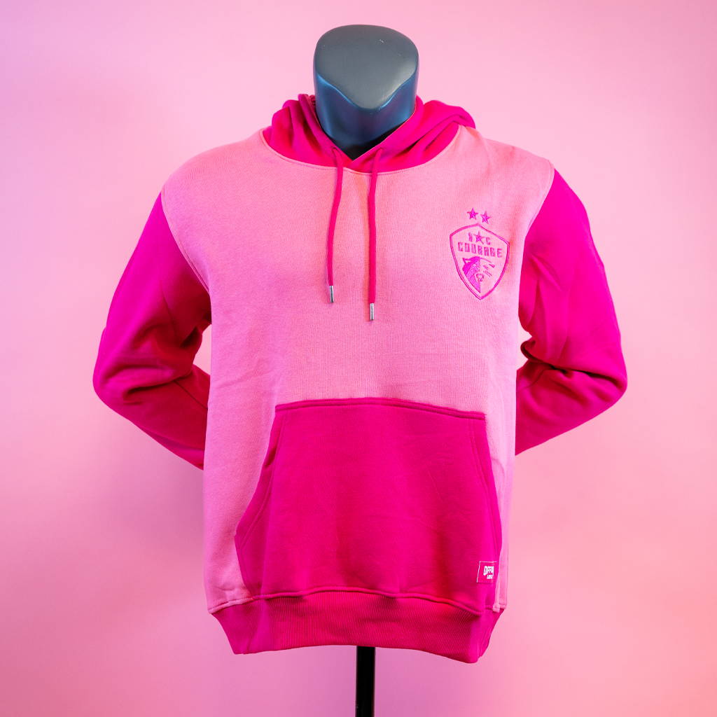 NC Courage Hot Pink Hoodie - Adult Fit