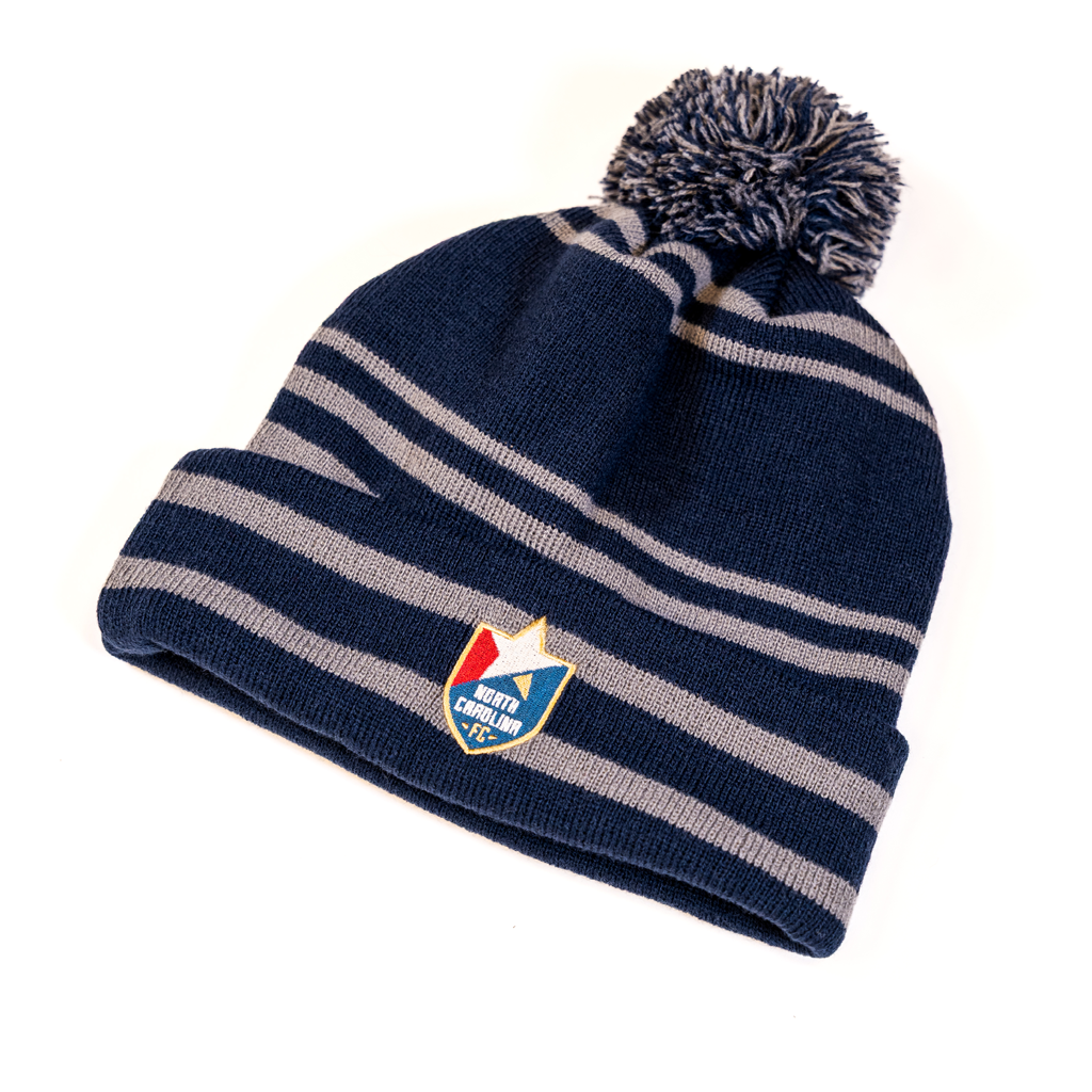 NCFC Charly Grey/Navy Pom Beanie