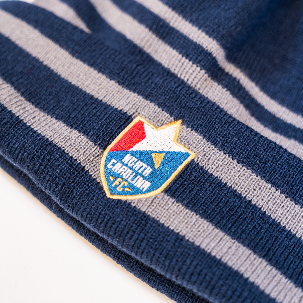 NCFC Charly Grey/Navy Pom Beanie