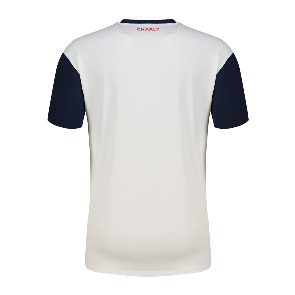 NCFC Charly White/Navy Travel Tee