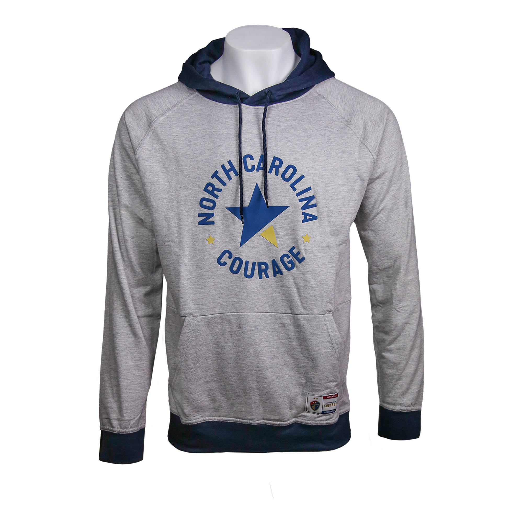 NC Courage Grey Leisure Hoodie - Women's Fit
