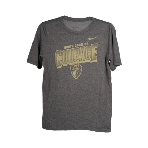 NC Courage Youth Charcoal Dri-Fit Tee