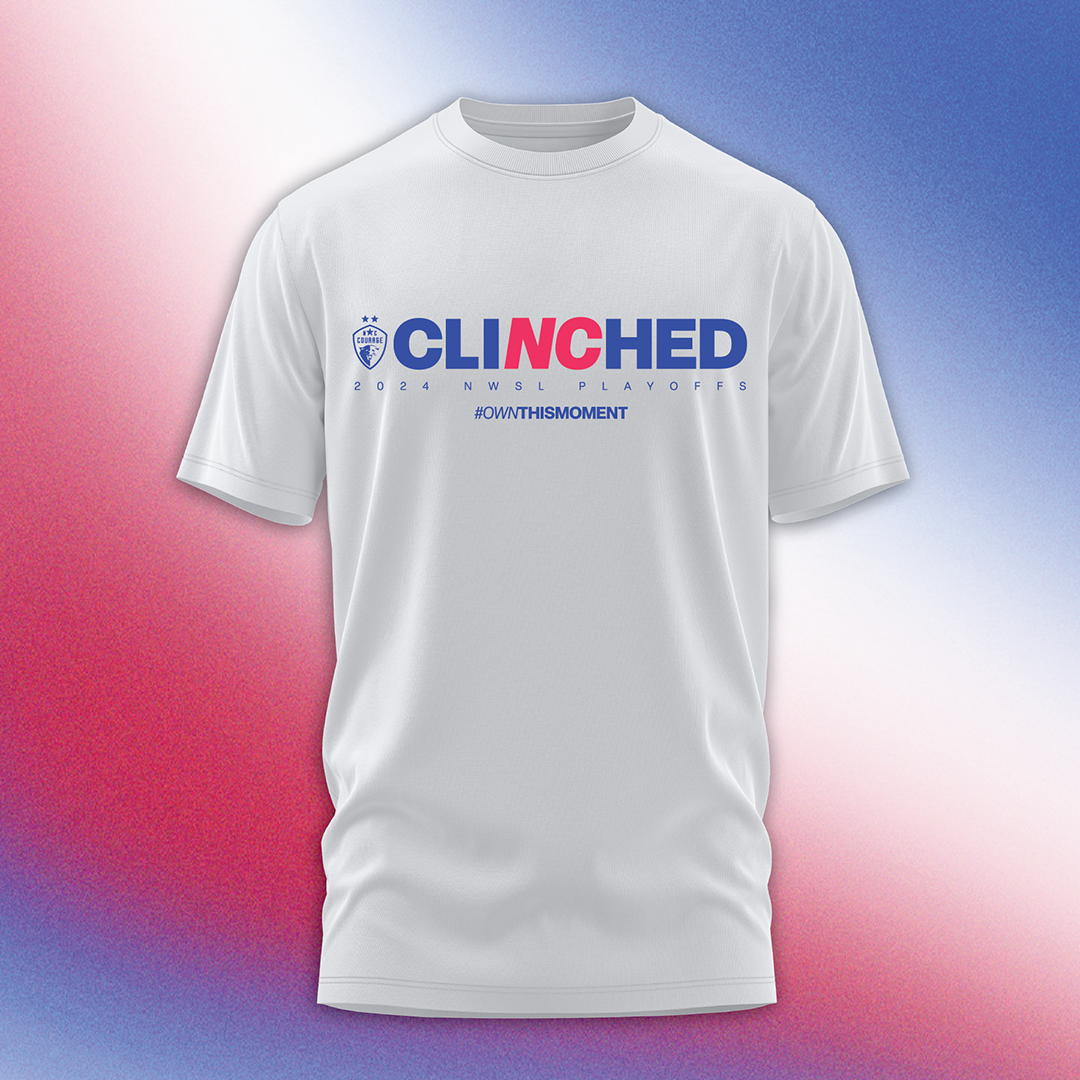 NC Courage 2024 NWSL Playoffs Clinched Tee