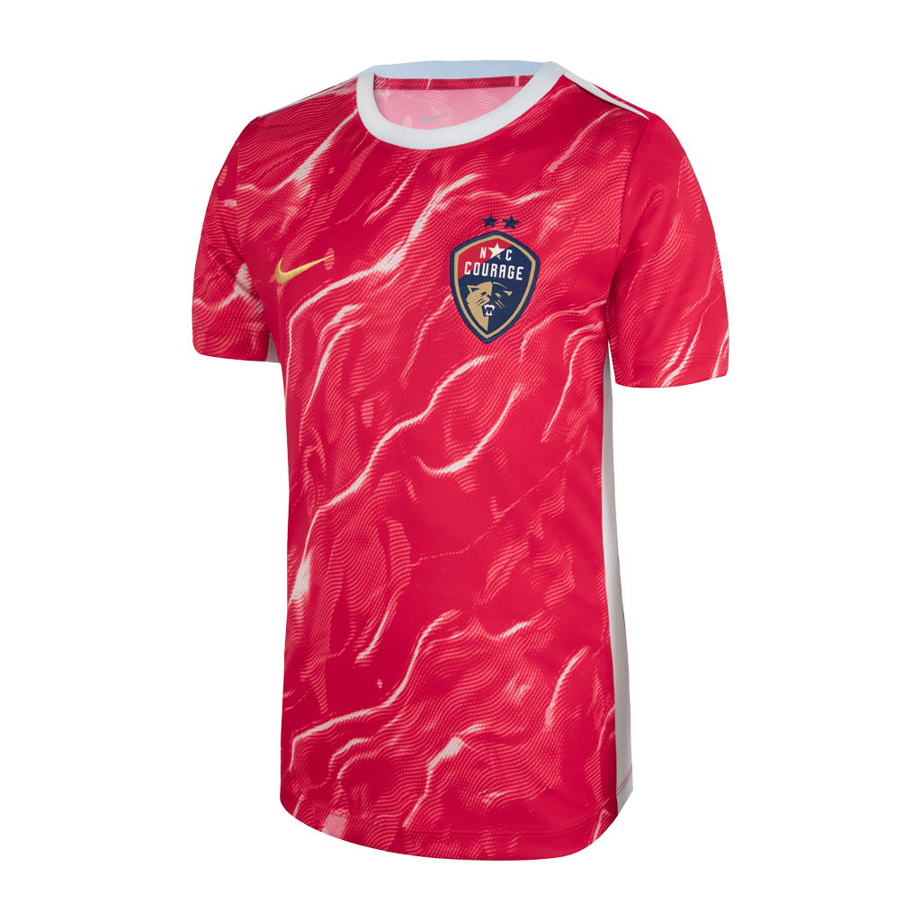 2025 NC Courage Pre-Match Jersey - Youth Fit