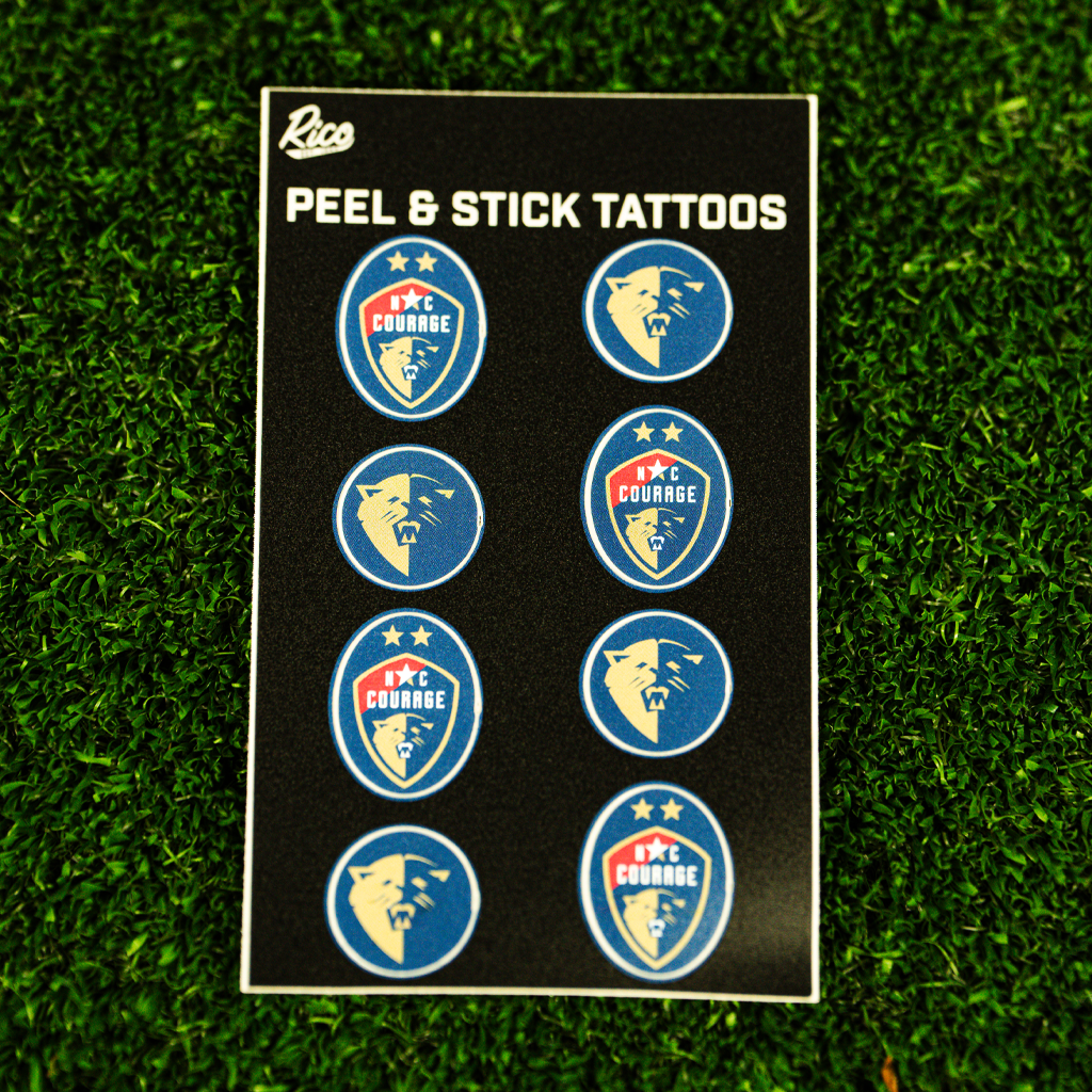 NC Courage Peel & Stick Tattoos