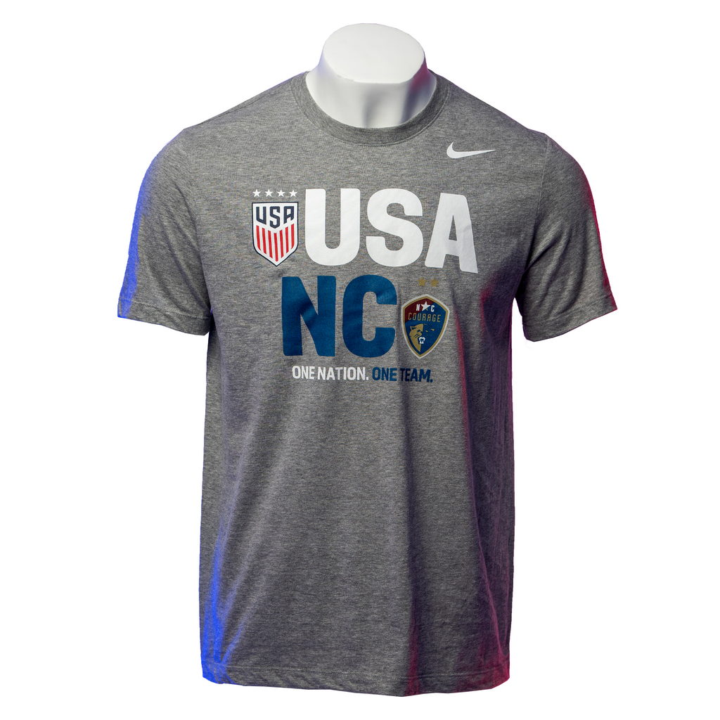 NC Courage x USWNT Co Branded Tee North Carolina FC Store