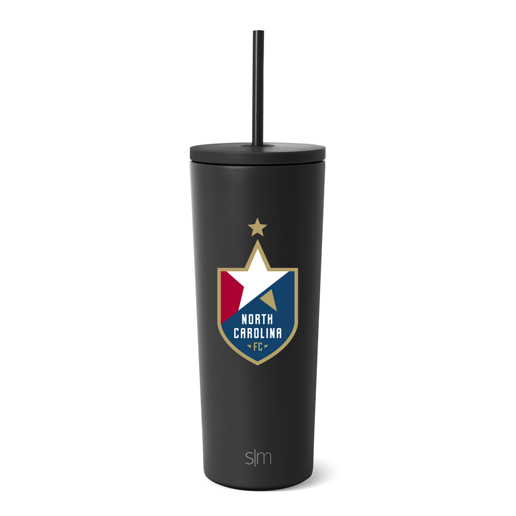 NCFC 24oz Full Color Logo Straw Tumbler