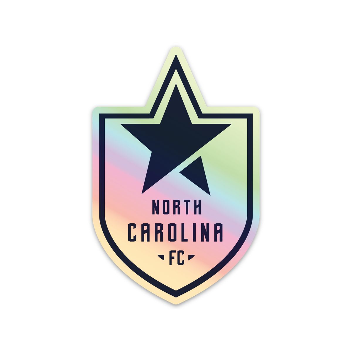 NCFC Holographic Crest Sticker – North Carolina FC Store