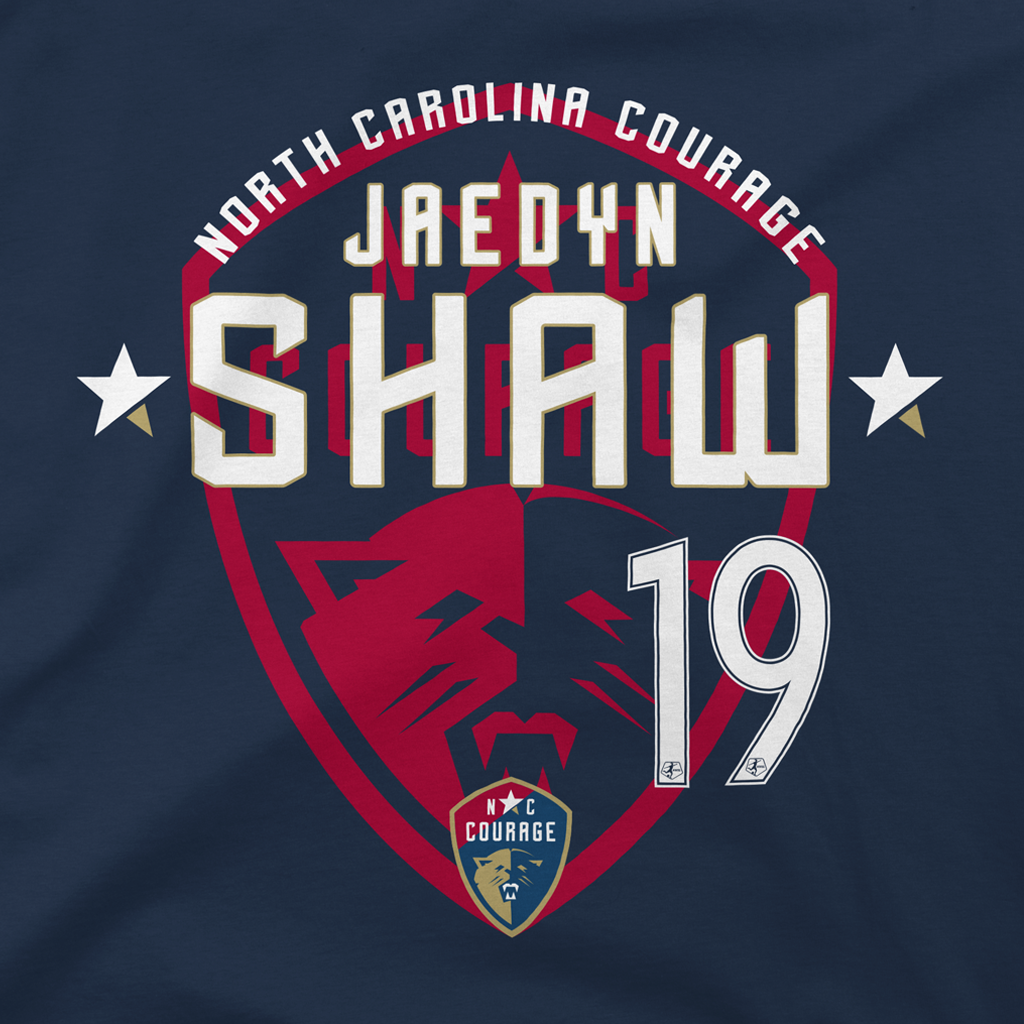 NC Courage Jaedyn Shaw Player Tee