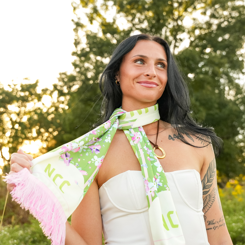 NC Courage Dogwood Scarf