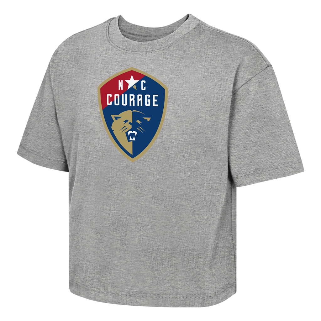 NC Courage Girls Crest Tee