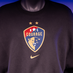 NC Courage Women's Cropped Oversized Crew