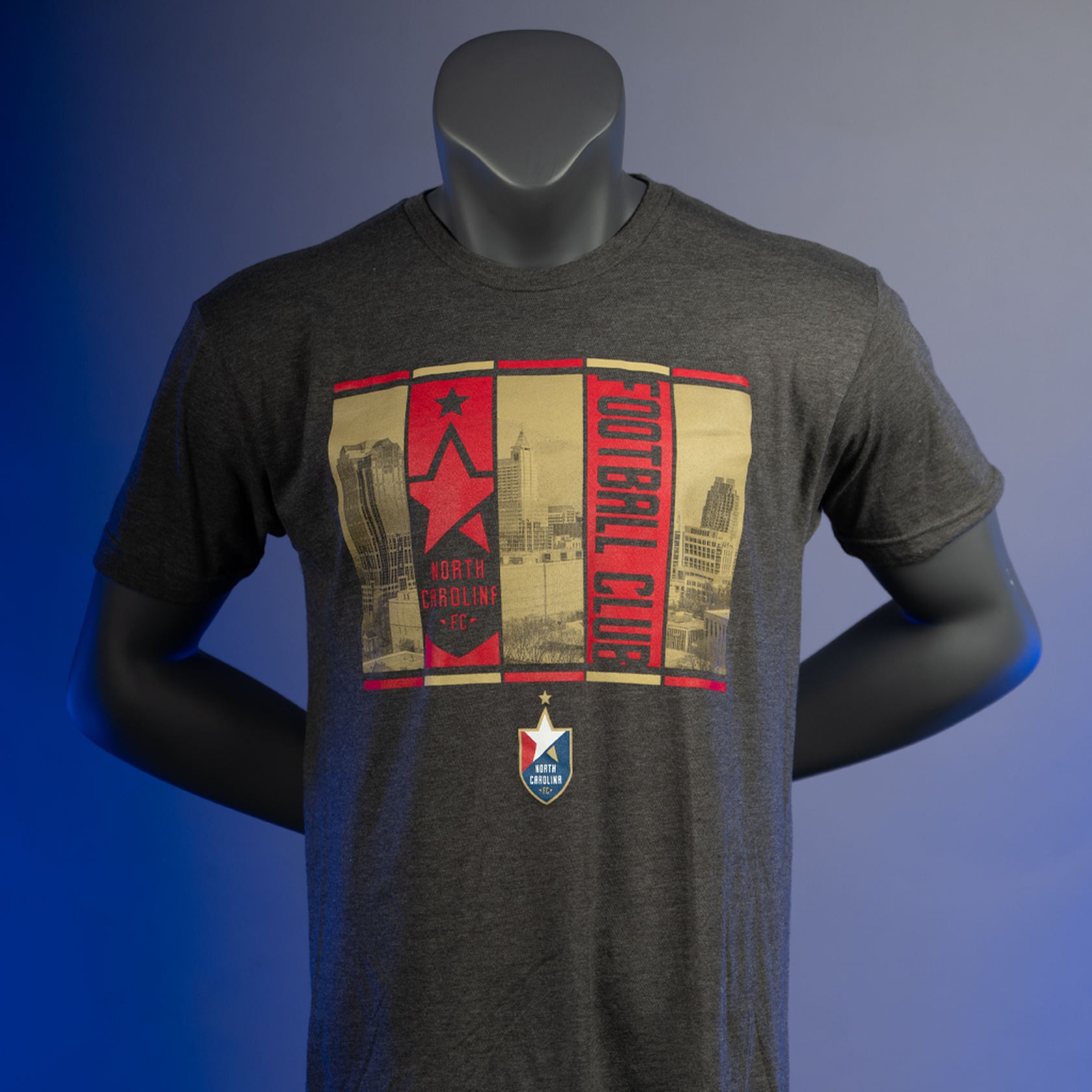 NCFC Skyline Charcoal Tee