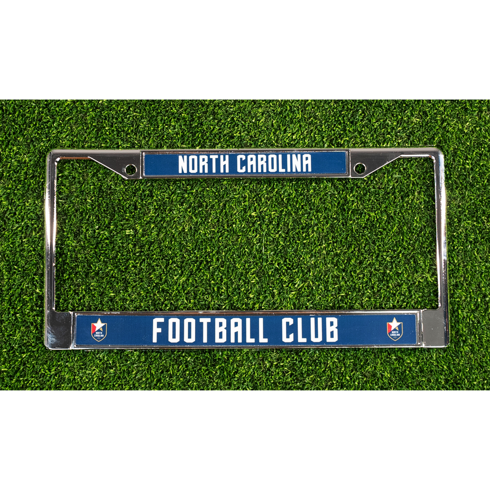 NCFC Chrome License Frame