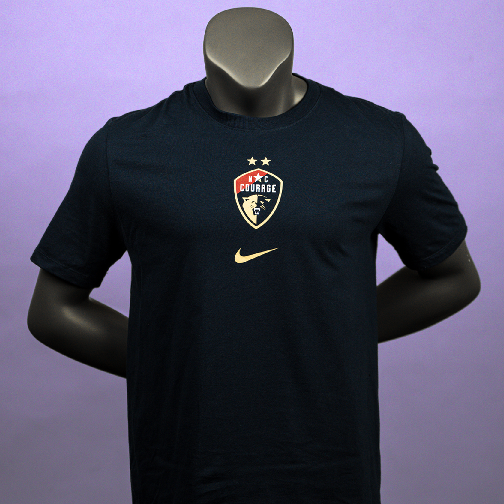 NC Courage Navy Crest Core Tee