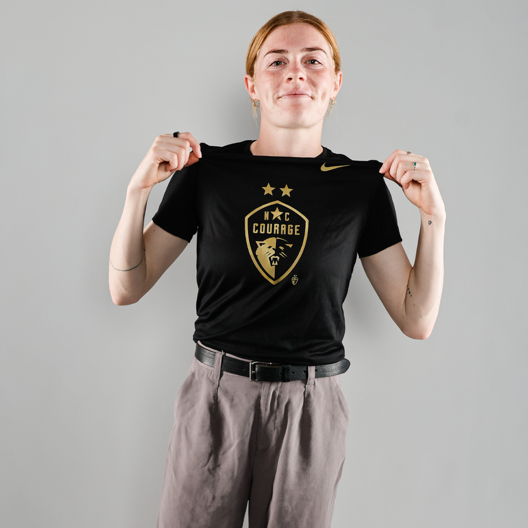 NC Courage Women's Black & Gold Legend Tee