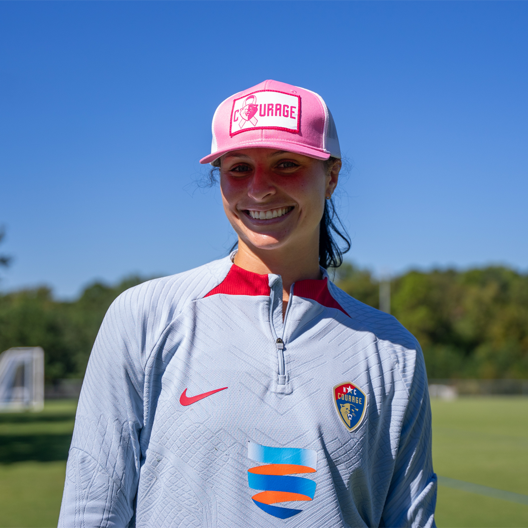 NC Courage Pink/White Trucker Hat - Benefitting Kay Yow Cancer Fund