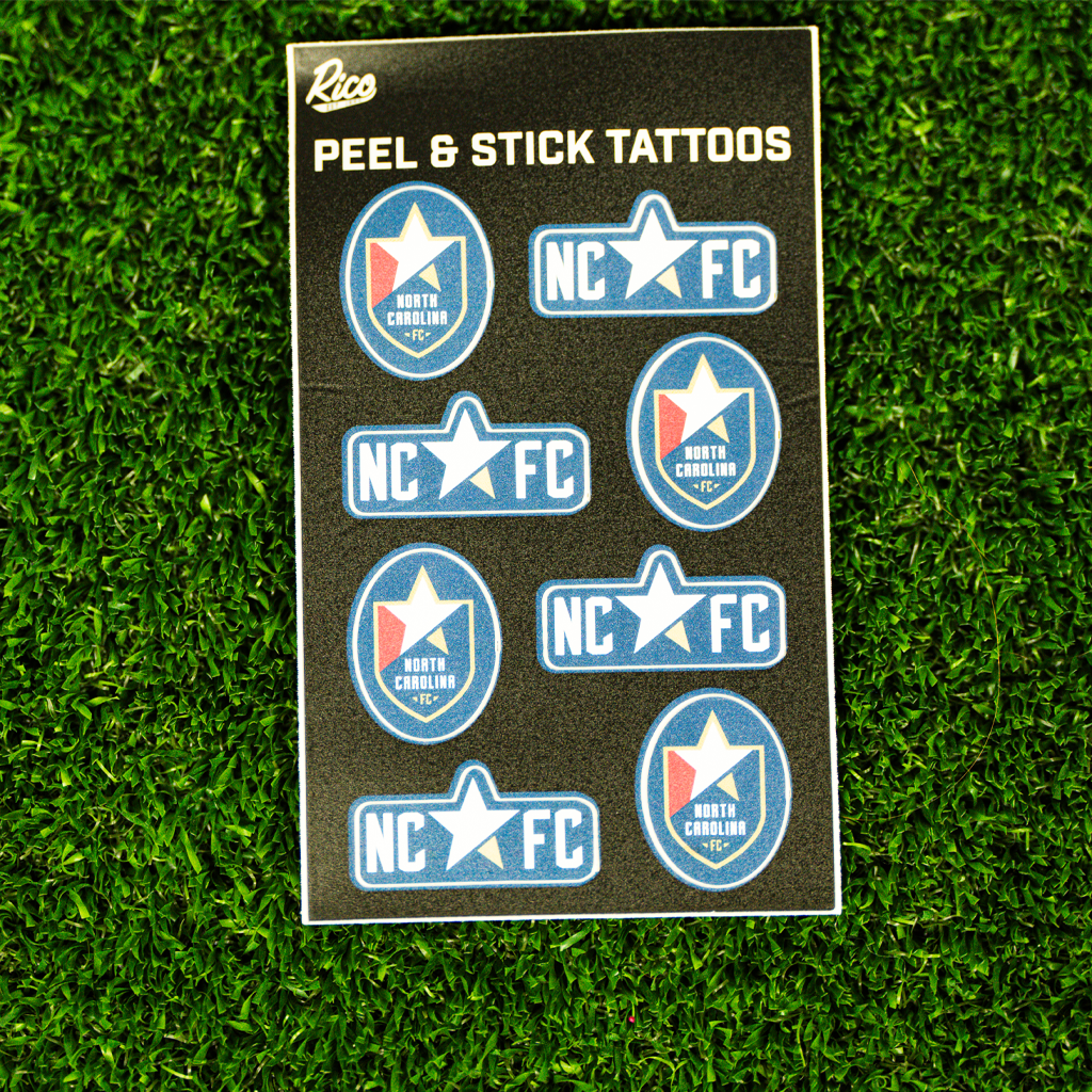 NCFC Peel & Stick Tattoos