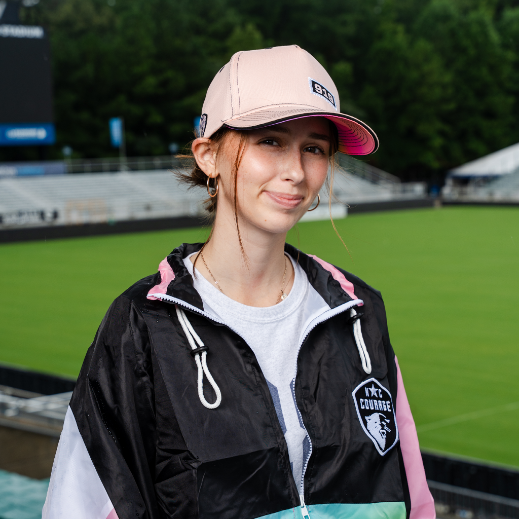 NC Courage "The Place to Be" Pink Hat