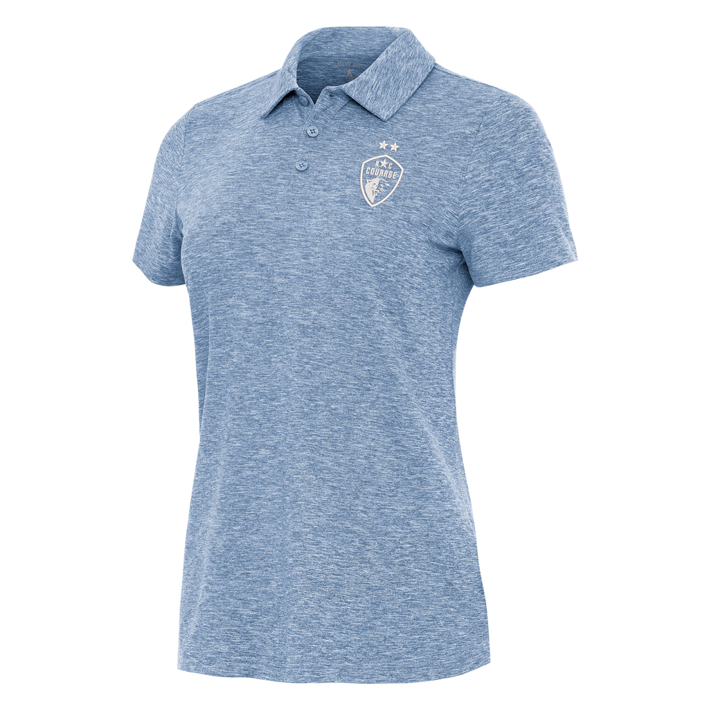 NC Courage Women's Antigua Matter Polo - Quiet Harbor