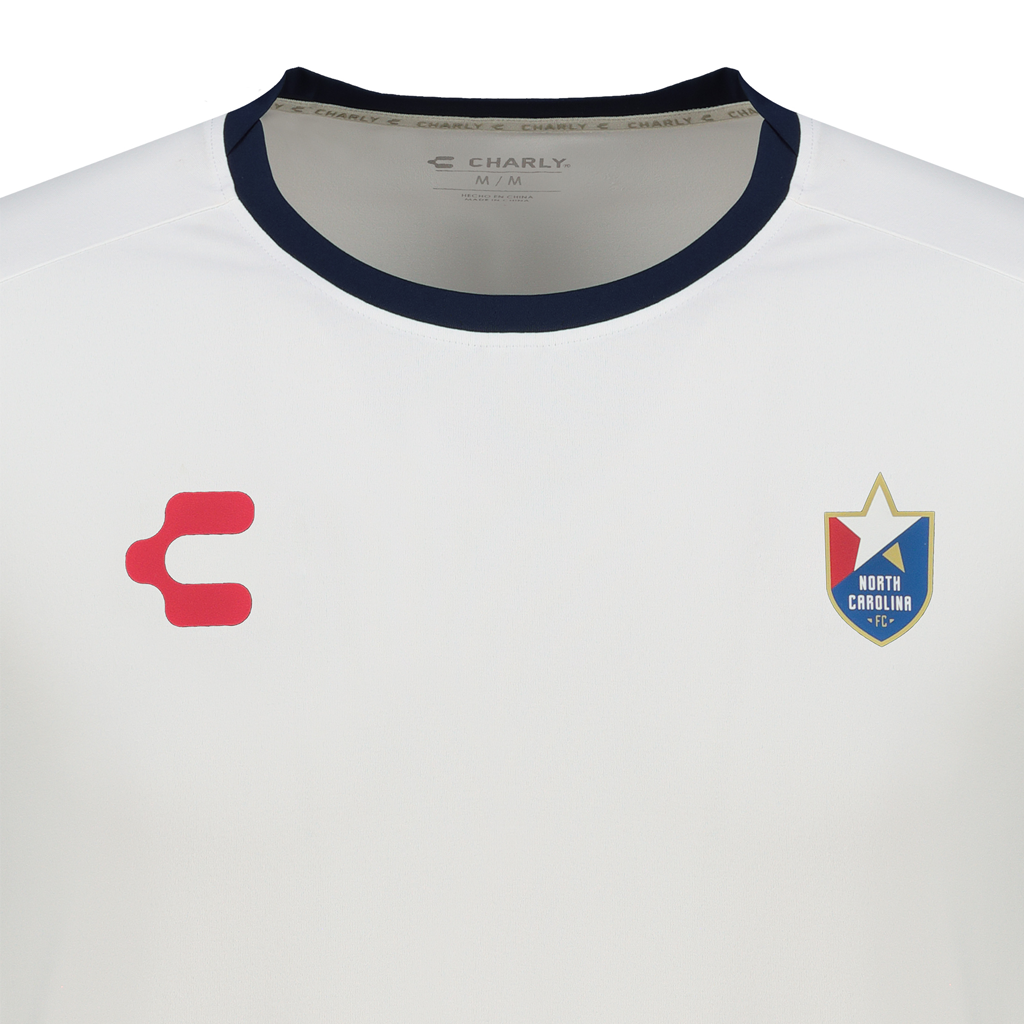 NCFC Charly White/Navy Travel Tee