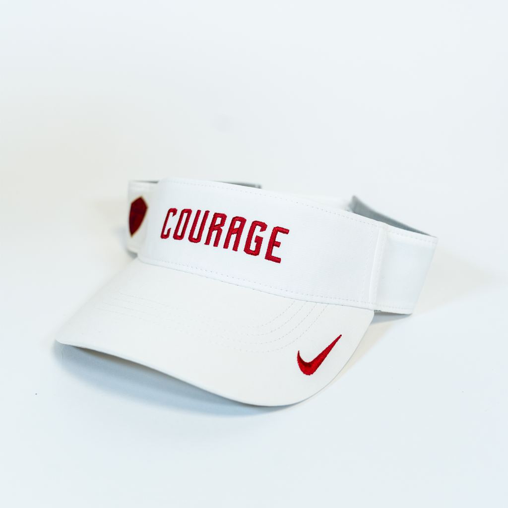 NC Courage White Visor