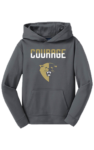 NC Courage Youth Thermal Hoodie
