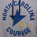 NC Courage Grey Leisure Hoodie - Women's Fit