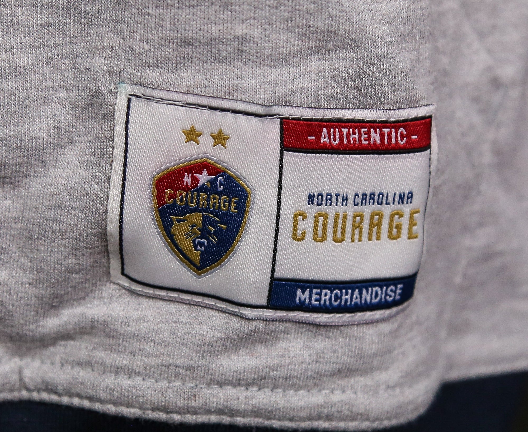 NC Courage Grey Leisure Hoodie - Women's Fit