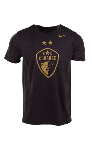 NC Courage Black Two Star Triblend