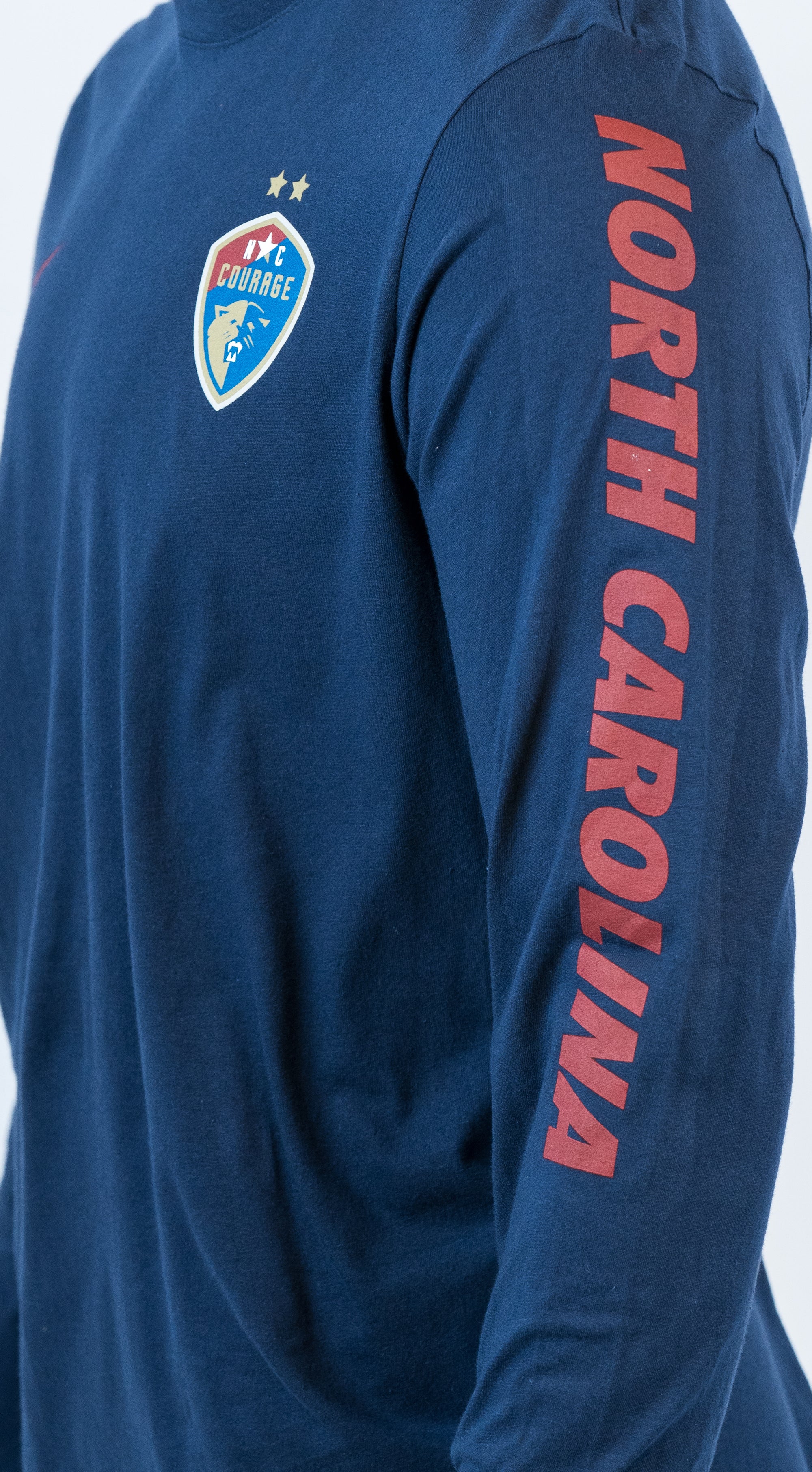 NC Courage Navy Core Long Sleeve Tee