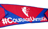 NC Courage #CourageUnitesUs Woven Scarf