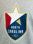 NCFC Youth Distressed Crest Grey Tee