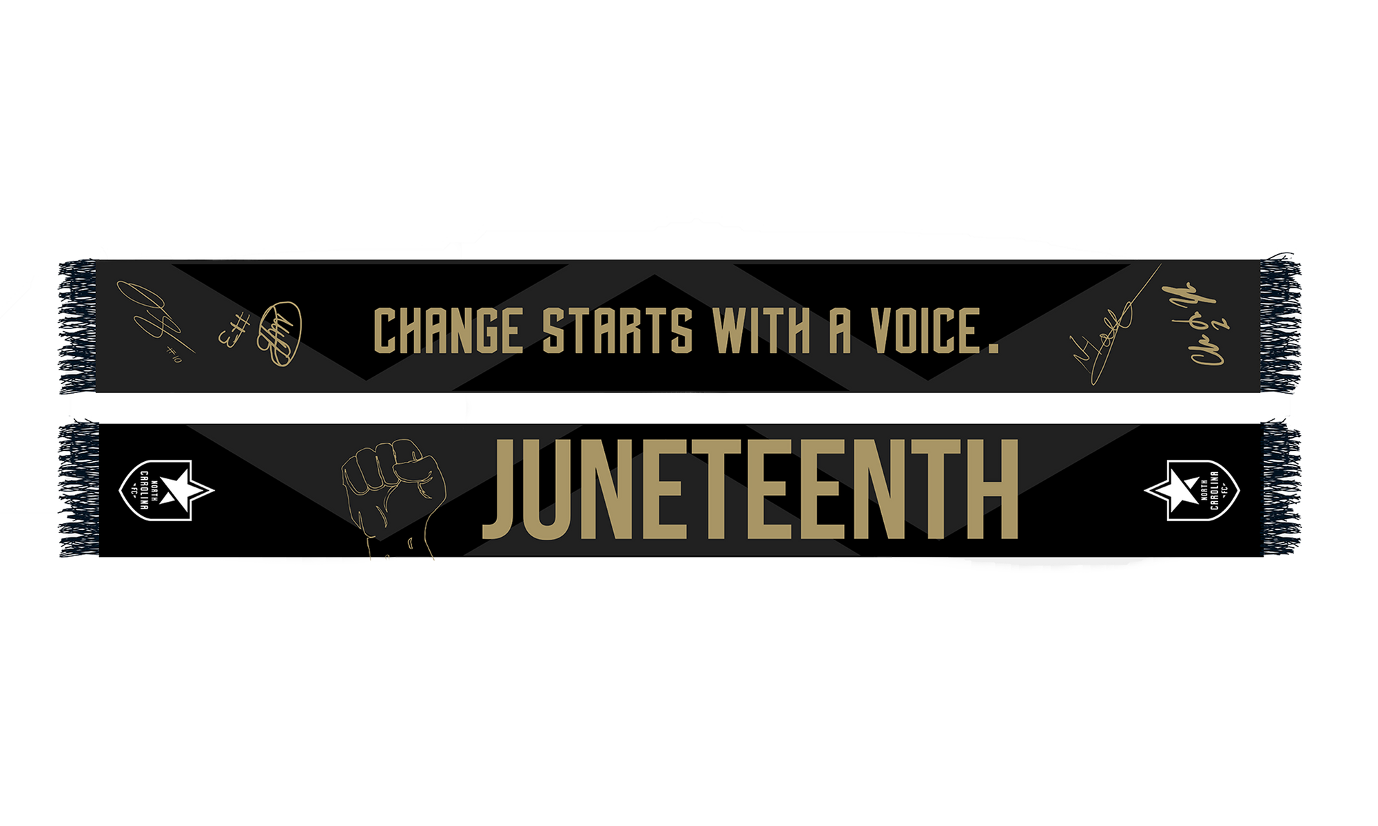 2022 NCFC x Juneteenth Scarf